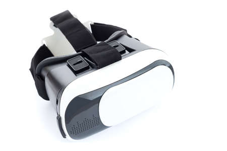 Vr camera mask device on white background