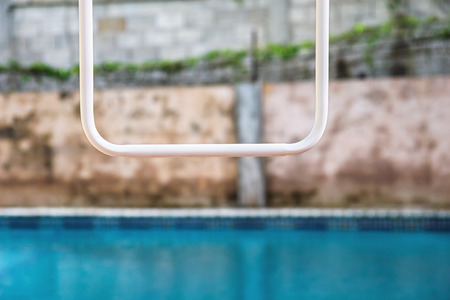 swimming pool and wall abstract