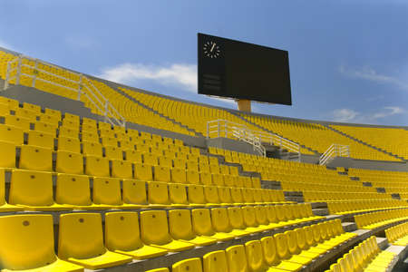 Scoreboard in a Stadiumのeditorial素材