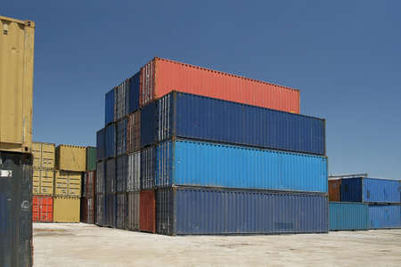 Cargo Containers Ready for Shipping