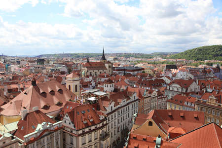 Czech Republic   Prague   Veiw at Old Town の写真素材