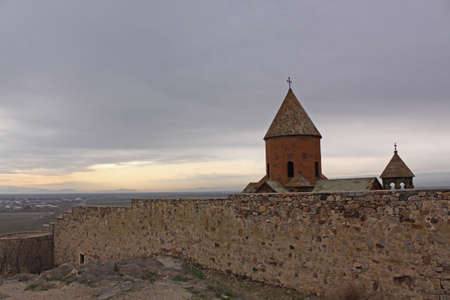 Armenia  Monastery Khor Virapの写真素材