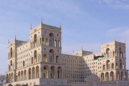 Azerbaijan Baku Old Government House の写真素材