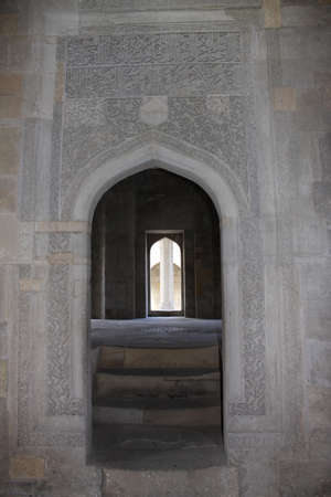 Azerbaijan  Baku  Palace of the Shirvanshahs and tombsの写真素材