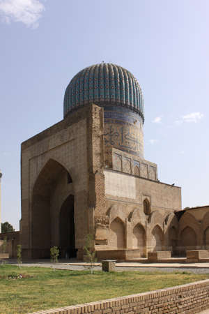 Uzbekistan, Samarkand  Bibi Khanum complexの写真素材