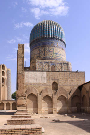 Uzbekistan, Samarkand  Bibi Khanum complexの写真素材