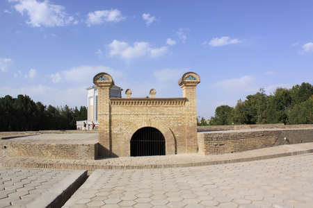 Uzbekistan  Samarkand  Ulugh Beg Observatoryの写真素材