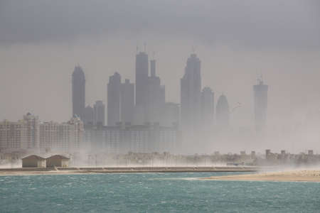 Uniated Arab Emirates  Dubai  City veiwの写真素材