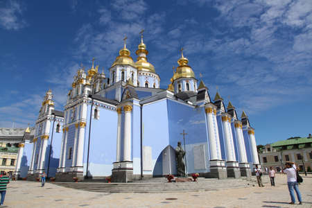 Ukraine. Kiev. St. Michael's Golden-Domed Monasteryのeditorial素材