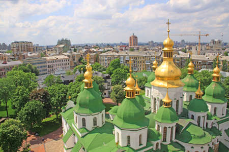 Ukraine. Kiev. View of Sophia Cathedralのeditorial素材