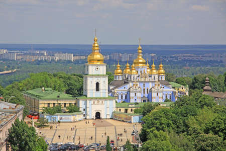 Ukraine. Kiev. St. Michael's Golden-Domed Monasteryのeditorial素材