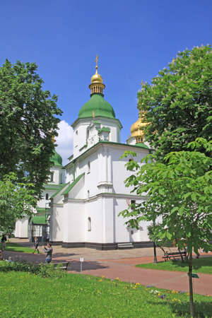 Ukraine. Kiev. View of Sophia Cathedralのeditorial素材