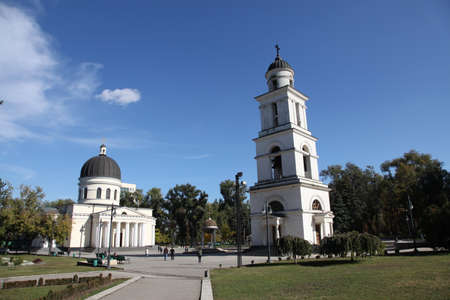 Nativity Cathedral and bell tower in Kishinev (Chisinau), Moldova