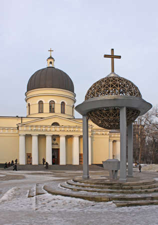 Nativity Cathedral in Kishinev ChiÈinÄu Moldovaの写真素材