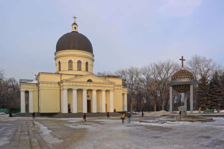 Nativity Cathedral in Kishinev ChiÈinÄu Moldovaの写真素材