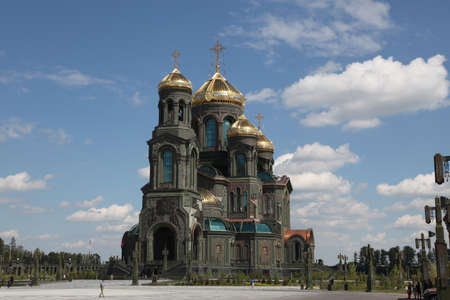 Main temple of the Russian Armed Forces in the Park Patriot in Kubinka, Moscow Region, Russiaの写真素材