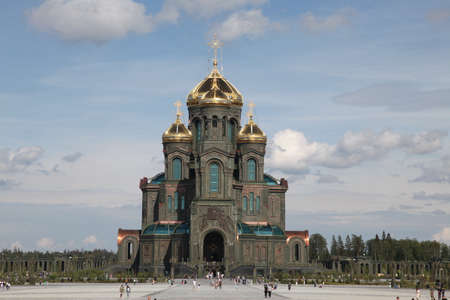Main temple of the Russian Armed Forces in the Park Patriot in Kubinka, Moscow Region, Russiaのeditorial素材