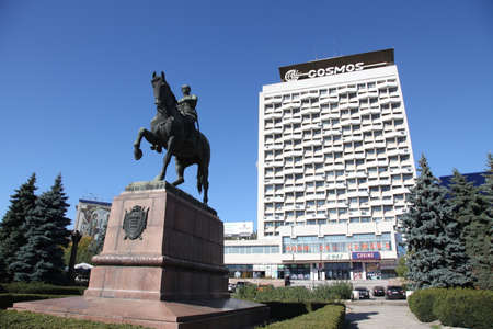 Moldova, Kishinev, Monument of Kotovskyのeditorial素材