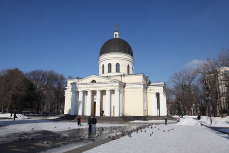 Nativity Cathedral in Kishinev ChiÈinÄu Moldovaのeditorial素材
