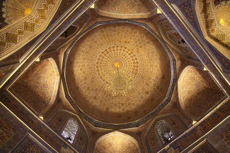 Uzbekistan, Samarkand. Gur-e-Amir Tomb of the King.のeditorial素材