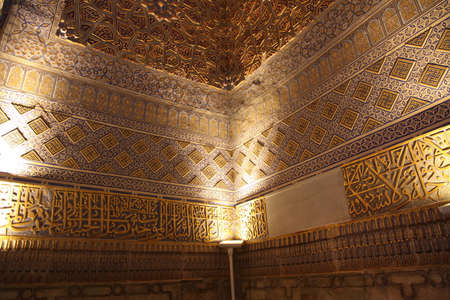Uzbekistan, Samarkand. Gur-e-Amir Tomb of the King.のeditorial素材