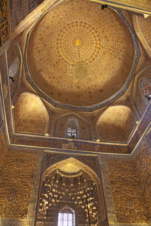 Uzbekistan, Samarkand. Gur-e-Amir Tomb of the King.のeditorial素材