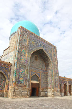Uzbekistan, Samarkand. Tilla-kari madrasa.のeditorial素材