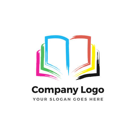 Color Book logoのイラスト素材