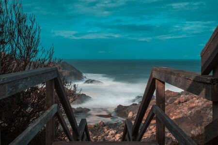 Local Beach in Port Macquarieの写真素材