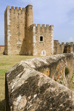 The Tower of Homage at the Ozama Fortress in Santo Domingo, Dominican Republic.