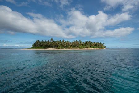 A idyllic tropical island paradise probably infested with piratesの写真素材