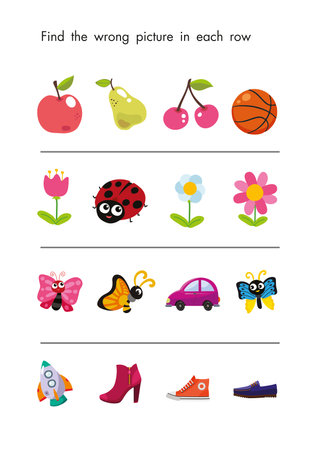 Developmental tasks for children 4-5 years old Instant download, printable, A4の写真素材