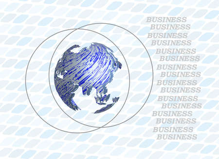 Business globeのイラスト素材