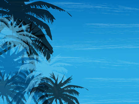 Palm background のイラスト素材