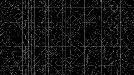 Black and white mosaic background. Abstract geometric pattern. Vector illustration.の素材