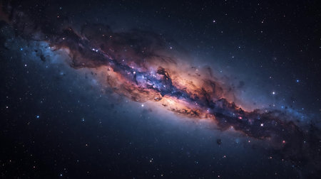 Nebula and galaxies in space. Elements of this image furnished by NASAの素材