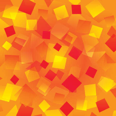 Colorful abstract background with different orange rectanglesのイラスト素材
