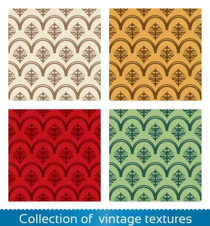 Seamless abstract vintage pattern のイラスト素材