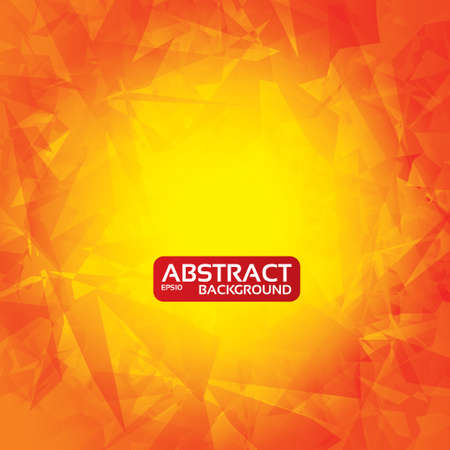  Geometric shapes. Orange colour.のイラスト素材