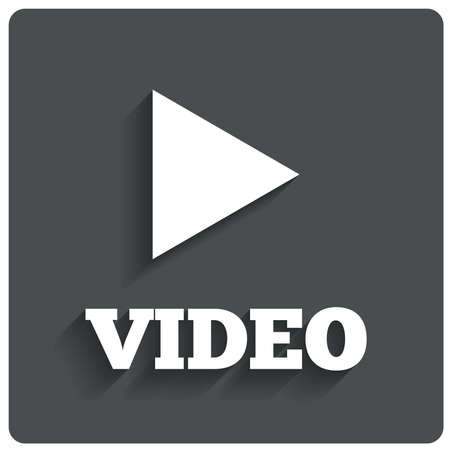 Play video button. Player navigation. Vector illustration.のイラスト素材
