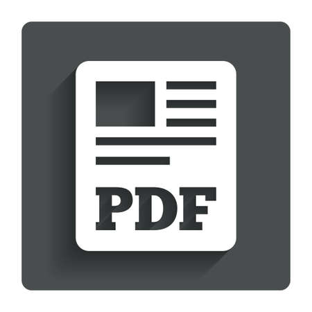 PDF file document icon Download pdf button. の写真素材