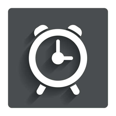 Alarm clock sign icon. のイラスト素材