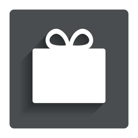 Gift box sign icon. のイラスト素材