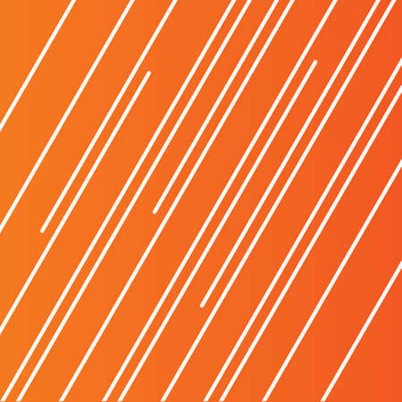 Diagonal lines pattern background. Abstract wallpaper with stripes or curves. Orange background. Vectorのイラスト素材