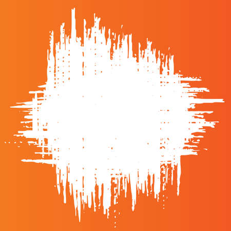 Grunge pattern background. Abstract watercolor paint stains wallpaper. Orange background. Vectorのイラスト素材