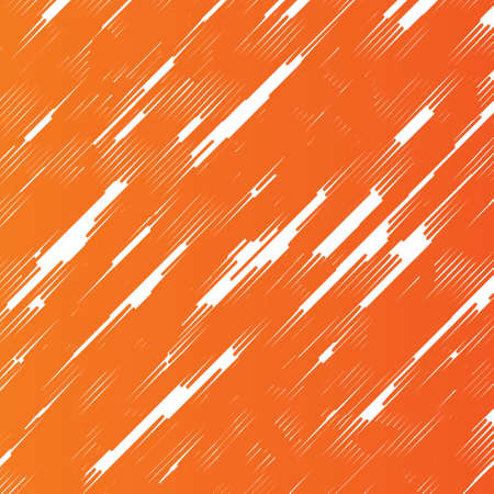 Grunge lines pattern background. Abstract painting wallpaper. Orange background. Vectorのイラスト素材