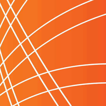 Lines pattern background. Abstract wallpaper with stripes or curves. Orange background. Vectorのイラスト素材