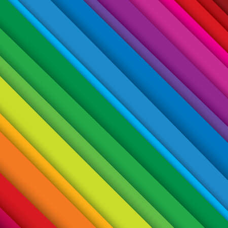 Abstract background with diagonal lines. Modern rainbow patternのイラスト素材