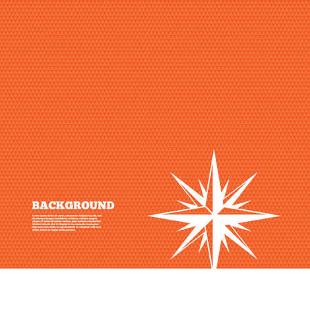 Background with seamless pattern. Compass sign icon. Windrose navigation symbol. Triangles orange texture. Vectorのイラスト素材