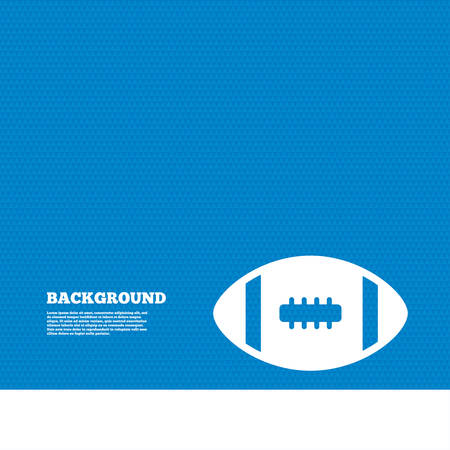 Background with seamless pattern. American football sign icon. Team sport game symbol. Triangles texture. Vectorのイラスト素材